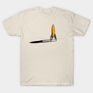 Space Rocket Moon Landing T-Shirt